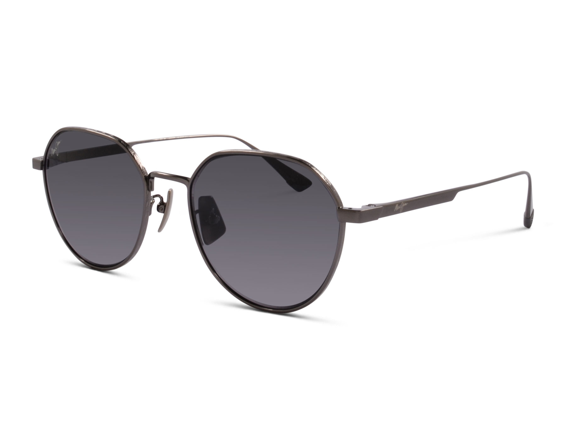 Maui Jim Kaulana AF MJ627 17 Dunkelsilber 55
