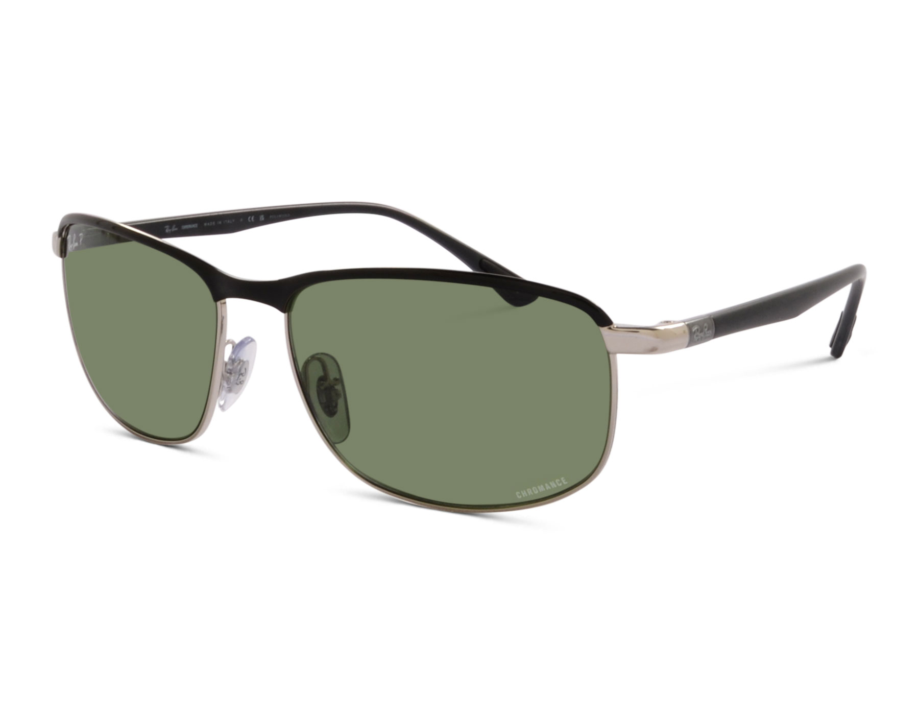 Ray-Ban RB3671-CH 9144/P1 60 Schwarz/Silber