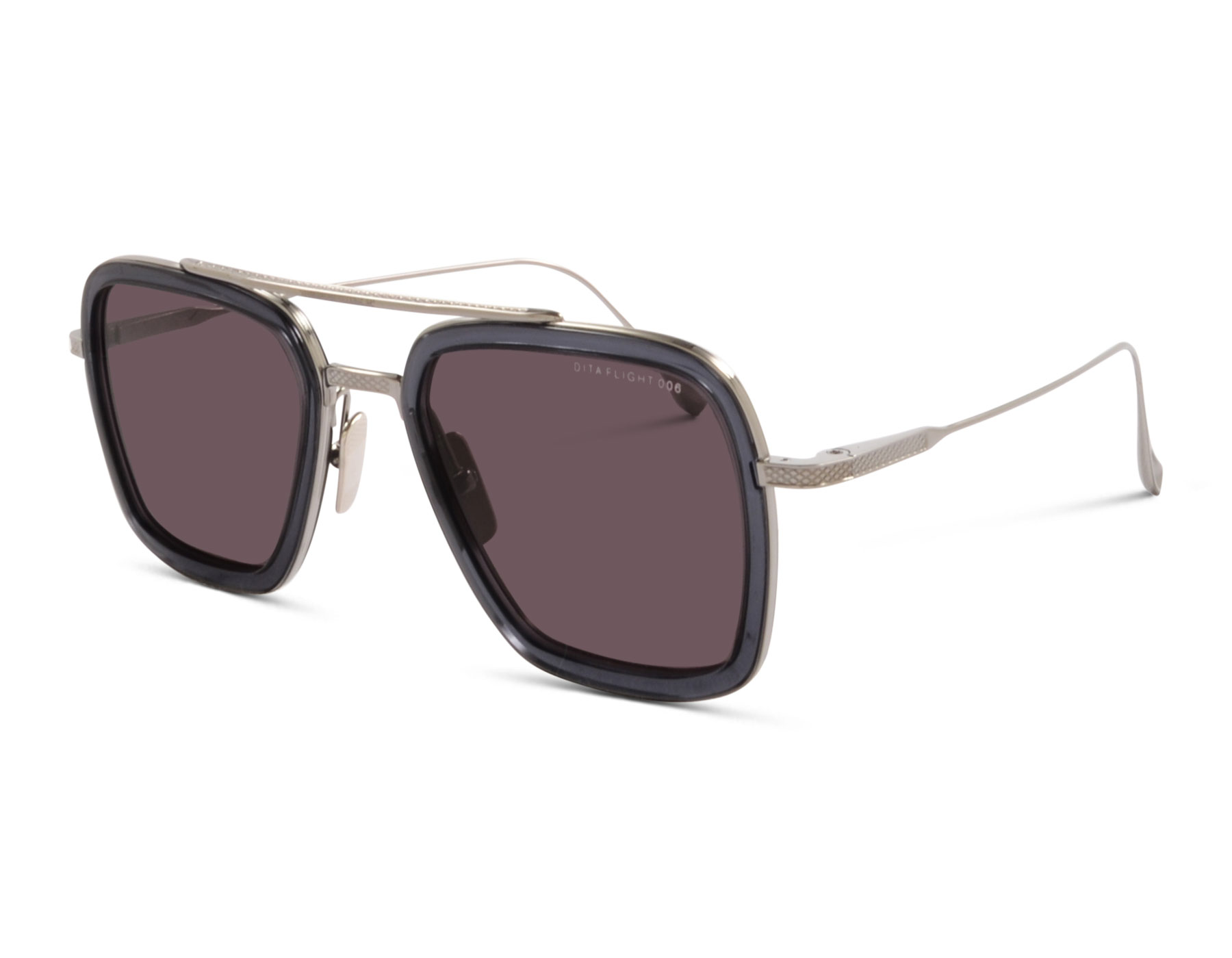 Dita Flight 006 7806G SMK/PLD 52 Blau Transparent / Silber