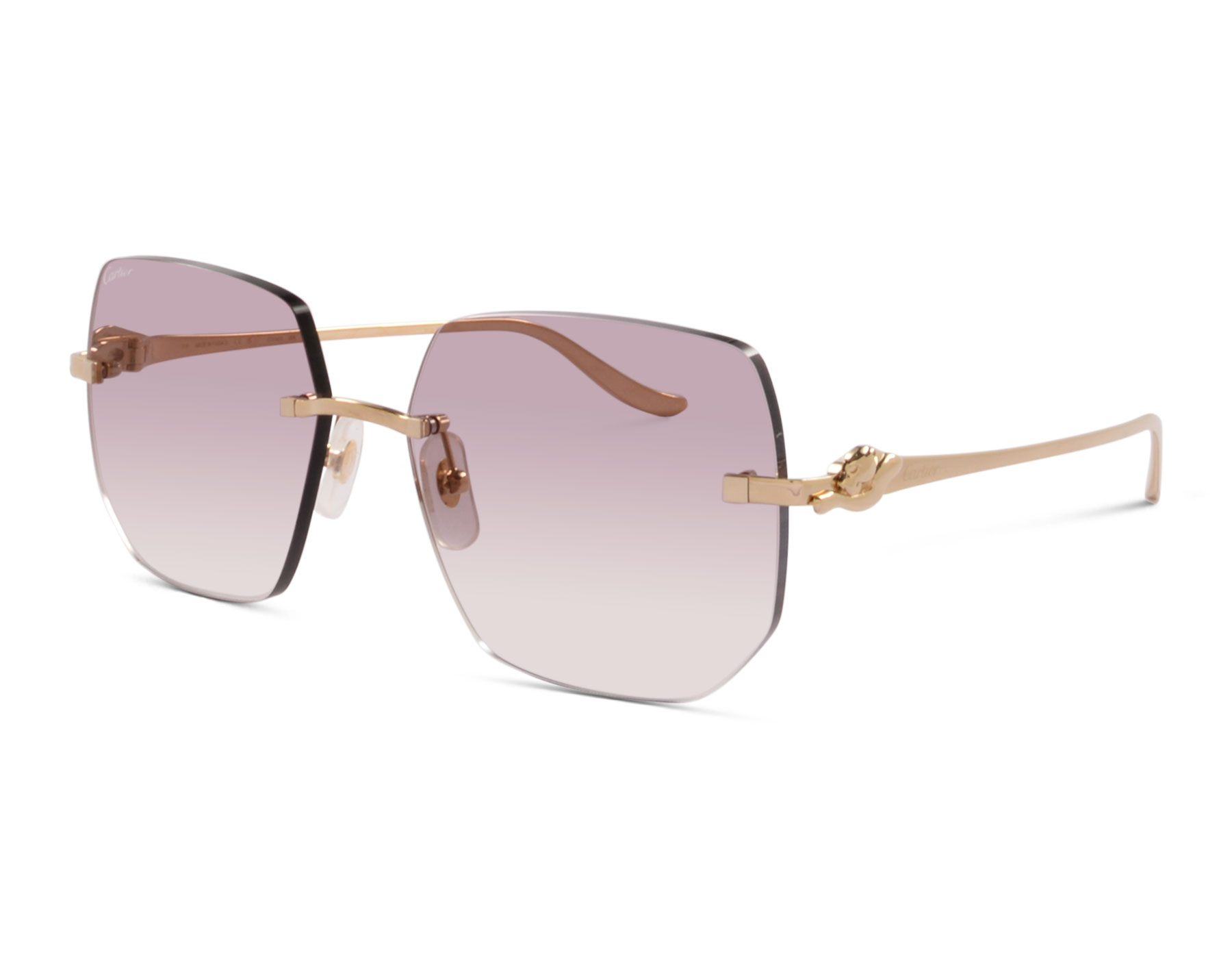 Cartier CT0549S 004 L 57 Gold Finish Cartier CT0549S 004 L 57 Gold Finish